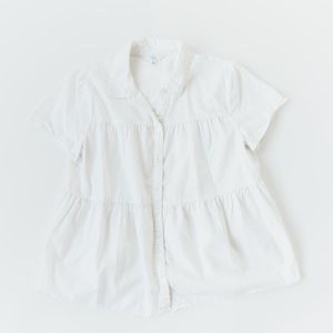 Time and Tru Tiered Buttondown